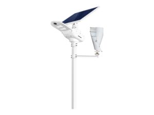 Lampa solarna z turbiną wiatrową